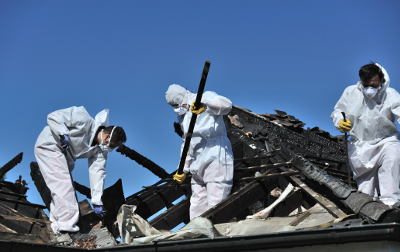 Water Extraction - Madison Heights - MJM Property Restoration - fire2