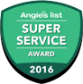 Angie's List Super Service Award 2016 logo